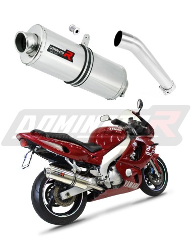 exhaust muffler DOMINATOR OV fits to Yamaha YZF 600 R Thundercat 1996  2006 7