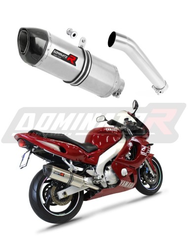 YZF 600 R THUNDERCAT EXHAUST Yamaha Muffler Auspuff Sportauspuff Silencer Echappement Silencieux Scarico Scarichi Escape Wydech Tłumik Carbon End Cap HP1 1996 - 2006 DOMINATOR x