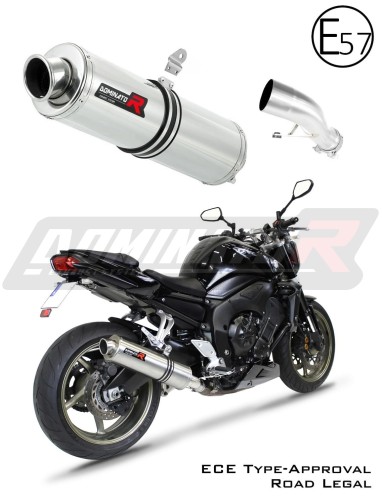 FZ1 FAZER 1000 Homologated ECE Type approval - Street legal EXHAUST Yamaha Muffler Auspuff Sportauspuff Silencer Echappement Silencieux Scarico Scarichi Escape Wydech Tłumik ROUND 2006 - 2015 DOMINATOR x