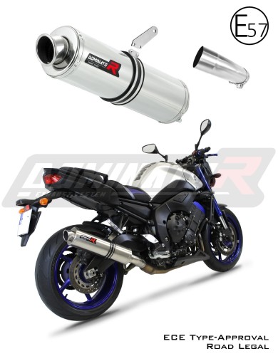 FZ 8 N / FZ8 S FAZER EXHAUST Homologated ECE Type approval - Street legal Yamaha Muffler Auspuff Sportauspuff Silencer Echappement Silencieux Scarico Scarichi Escape Wydech Tłumik ROUND 2010 - 2016 DOMINATOR x