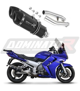 Yamaha FJR 1300 Exhaust Silencer Muffler HP1 BLACK + dB killer medium