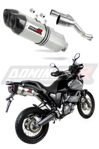 Yamaha XT 660 Z TENERE 2008 - 2016 DUAL Exhaust Silencer Muffler HP1 + dB killer medium