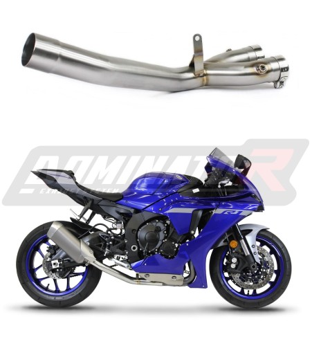 decat tłumik środkowy DOMINATOR Mid Pipe pasujący do motocykla YZF R1 1000 2015 - 2016 7