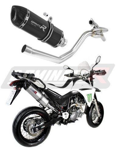 exhaust muffler DOMINATOR HP1 BLACK fits to Yamaha XT 660 X 2004  2016 5