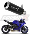 Yamaha YZF R1 R1M 1000 RN49 2017 - 2019 EXHAUST Muffler Auspuff Sportauspuff Silencer Echappement Silencieux Scarico Scarichi Marmitta Escape Wydech Tłumik GP BLACK DOMINATOR EXHAUST SYSTEM x