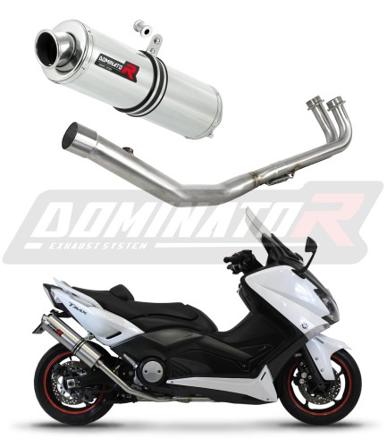 kompletny układ wydechowy z tłumikiem DOMINATOR Full System Okrągły pasujący do motocykla Yamaha XP 530 T-MAX 2012 - 2016 6