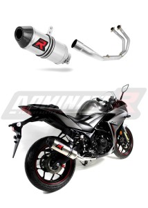 Yamaha YZF R3 2015 - 2018 Full Exhaust System Collector Silencer HP3 + dB killer medium