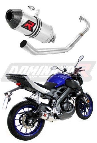 complete exhaust system with muffler DOMINATOR Full System HP3 fits to Yamaha MT 125 2014  2019 5