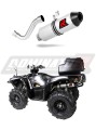 GRIZZLY 700 EPS EXHAUST Yamaha Muffler Auspuff Sportauspuff Silencer Echappement Silencieux Scarico Scarichi Escape Wydech Tłumik Carbon Tip MX 2016 -  DOMINATOR  x