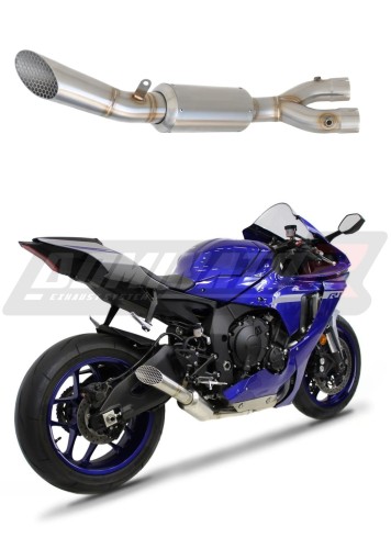 decat tłumik środkowy DOMINATOR GP3 Mid Pipe pasujący do motocykla YZF R1 1000 RN32 2015 - 2016 5
