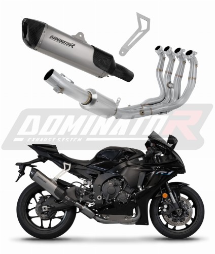 complete exhaust system with muffler DOMINATOR Full System titanium HP6 fits to Yamaha YZF R1 1000 RN32 2015  2016 6