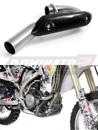 WR 250F Exhaust Header Head pipe Linkpipe Downpipe Kolano 2007 - 2013 DOMINATOR  x