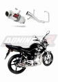 kompletny układ wydechowy z tłumikiem DOMINATOR Full System GP1 pasujący do motocykla Yamaha YBR 125 2009 - 2018 5
