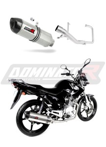 Yamaha YBR 125 2009 - 2018 Full Exhaust System Collector Silencer HP1 + dB killer medium
