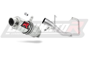 Yamaha YBR 125 2000 - 2008 Full Exhaust System Collector Silencer GP1 + dB killer medium