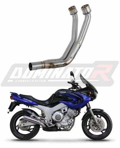 Yamaha TDM 850 1991 - 1995 Head pipe Header Linkpipe Downpipe Frontpipe Manifold Collector Kolektor wydechowy Kolano Sport-Krümmeranlage Colector de escape  Collecteur d'échappement Collettore di scarico DOMINATOR EXHAUST SYSTEM x
