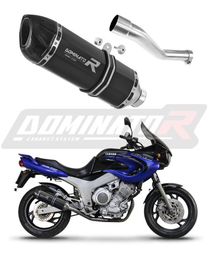 Yamaha TDM 850 Right Side 1991 - 1995 EXHAUST Muffler Auspuff Sportauspuff Silencer Echappement Silencieux Scarico Scarichi Escape Wydech Tłumik HP1 BLACK Dominator Exhaust System x