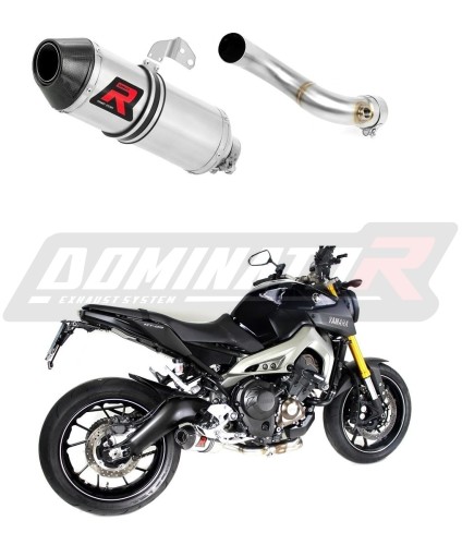 MT-09 MT 09 EXHAUST Yamaha Muffler Auspuff Sportauspuff Silencer Echappement Silencieux Scarico Scarichi Escape Wydech Tłumik Carbon Tip HP3 2017 - 2020 DOMINATOR x