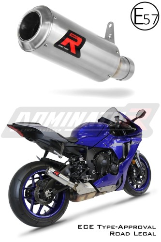 YZF R1 R1M 1000 RN65 Homologated EXHAUST Yamaha Muffler Auspuff Sportauspuff Silencer Echappement Silencieux Scarico Scarichi Escape Wydech Tłumik GP 2020 - 2021 ECE Type approval DOMINATOR x