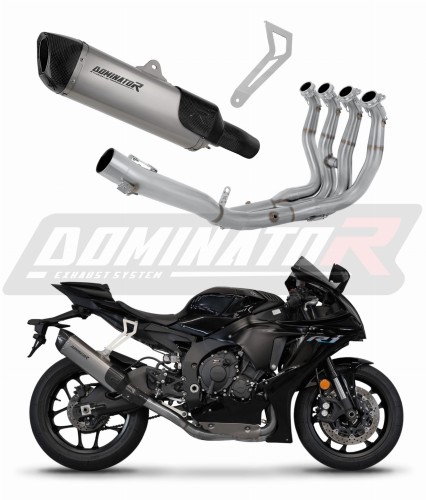 kompletny układ wydechowy z tłumikiem DOMINATOR Full System Race HP6 Tytanowy pasujący do motocykla YZF R1 1000 RN65 2020 - 2022 6