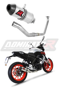Yamaha MT 125 2020 Full Exhaust System Collector Silencer HP3 + dB killer medium