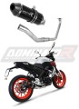complete exhaust system with muffler DOMINATOR Full System HP3 BLACK fits to Yamaha MT 125 2020  6