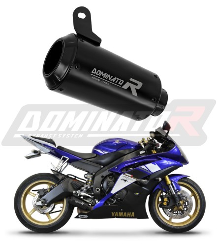 wydech tłumik DOMINATOR GPS CZARNY pasujący do motocykla Yamaha YZF R6 2006 - 2016 6