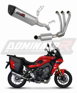 Yamaha Tracer 9 / GT 2021 - 2024 Full Exhaust System Collector Silencer HP6 EX + dB killer medium