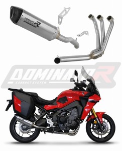 Yamaha Tracer 9 / GT 2021 - 2024 Full Exhaust System Silencer Titanium HP6  + dB killer medium