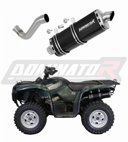 wydech tłumik DOMINATOR P7 CZARNY pasujący do motocykla Yamaha YFM 700 GRIZZLY 2007 - 2015 8