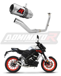 Yamaha MT 125 2021 - 2024 Full Exhaust System Collector Silencer GP + dB killer medium