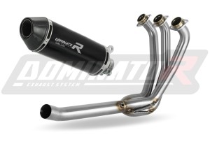 Yamaha XSR 900 2022 - 2023 Low Level Full Exhaust System Collector Silencer HP3 BLACK + dB killer