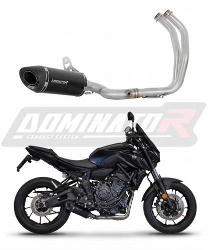 Yamaha MT 07 2021 - 2024 Full system Kolektor wydech Tłumik HP8 BLACK + dB killer