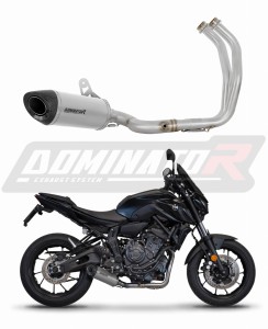 Yamaha MT 07 2021 - 2024  Full Exhaust System Collector Silencer HP8 Titanium + dB killer