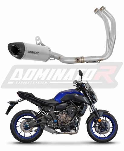 Yamaha MT 07 TRACER 2016 - 2019 EXHAUST Collector Manifold Full System Muffler Auspuff Sportauspuff Silencer Echappement Silencieux Scarico Scarichi Escape Wydech Tłumik HP8 TITANIUM Dominator Exhaust System x