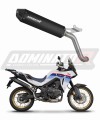 exhaust muffler DOMINATOR MX2 BLACK fits to Honda XL 750 TRANSALP 2023  7