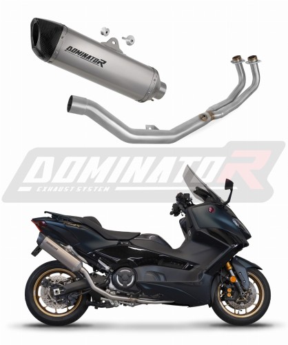 complete exhaust system with muffler DOMINATOR Full System titanium HP6 fits to Yamaha XP 560 TMAX 2020  2024 6