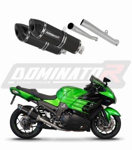 KAWASAKI ZZR 1400 2012 - 2023 Exhaust Silencer Muffler HP5 BLACK + dB killer