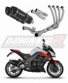complete exhaust system with muffler DOMINATOR Full System HP1 BLACK fits to Kawasaki Z1000 2017  2020 7