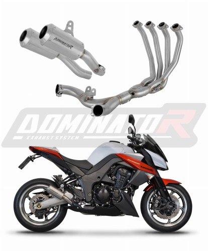 Kawasaki Z1000 2017 - 2020 Full Exhaust System Muffler Auspuff Sportauspuff Silencer Echappement Silencieux Scarico Scarichi Escape Collector Manifold Wydech Tłumik GPS DOMINATOR x