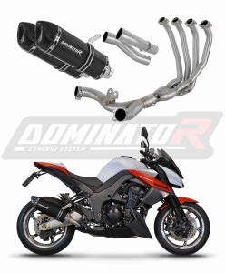 Kawasaki Z1000 2010 - 2013 Full Exhaust System Collector Silencer HP1 BLACK + dB killer