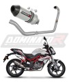 complete exhaust system with muffler DOMINATOR Full System HP3 fits to Benelli BN 125 2018  2023 6
