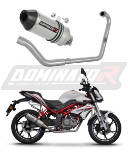 Benelli BN 125 2018 - 2023 Full Exhaust System Collector Silencer HP3 + dB killer