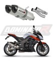Z1000 EXHAUST Kawasaki Muffler Auspuff Sportauspuff Silencer Echappement Silencieux Scarico Scarichi Escape Wydech Tłumik Carbon Tip HP1 2017 - 2019 Dominator x