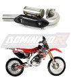 CRF 250 R Exhaust Header Head pipe Linkpipe Downpipe Kolano with PowerBomb 2006 - 2009 DOMINATOR x