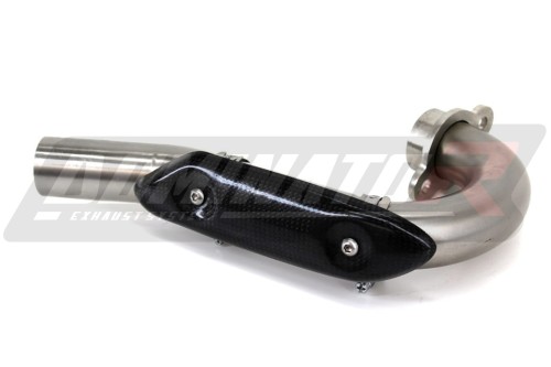 CRF 250 R Exhaust Header Head pipe Linkpipe Downpipe Kolano 2004 - 2005 DOMINATOR  x