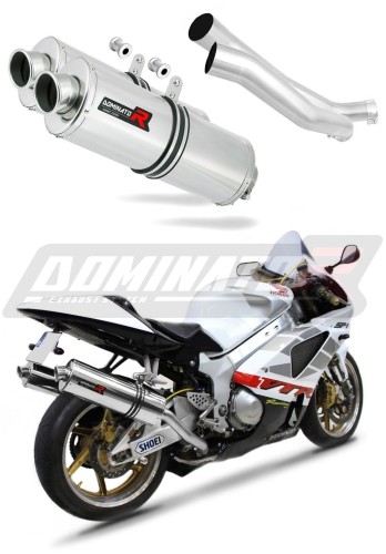 VTR 1000 RC51 SP1 (RVT 1000 R) EXHAUST Honda Muffler Auspuff Sportauspuff Silencer Echappement Silencieux Scarico Scarichi Escape Wydech Tłumik OVAL 2000 - 2001 Dominator x
