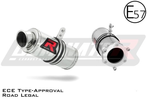 exhaust muffler DOMINATOR homologated road legal GP1 fits to Kawasaki ZX6R 1995  1997 3