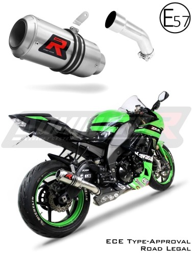 Kawasaki ZX10R 2008 - 2010 Motorcycle EU Approved Street Legal Muffler Auspuff Sportauspuff Silencer Echappement Silencieux Scarico Scarichi Escape Wydech Tłumik GP Dominator Exhaust System x