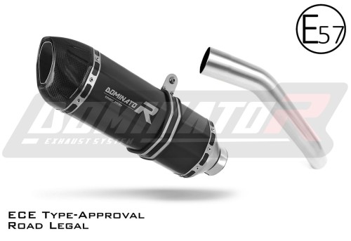 wydech tłumik DOMINATOR Homologowany HP1 CZARNY pasujący do motocykla Kawasaki Z750 2007 - 2012 3